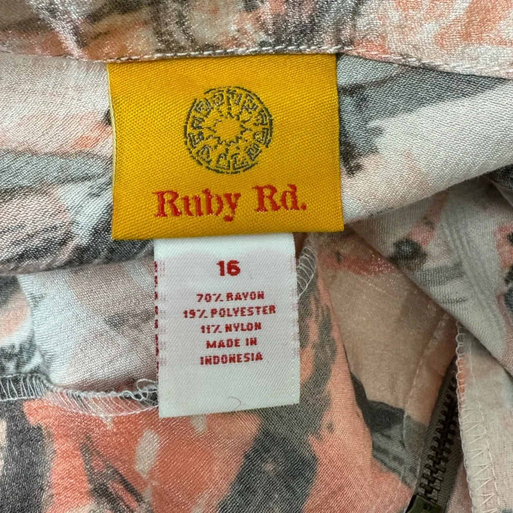 Ruby Rd. Drawstring Waist Jacket - Size 16 - Picture 2 of 9